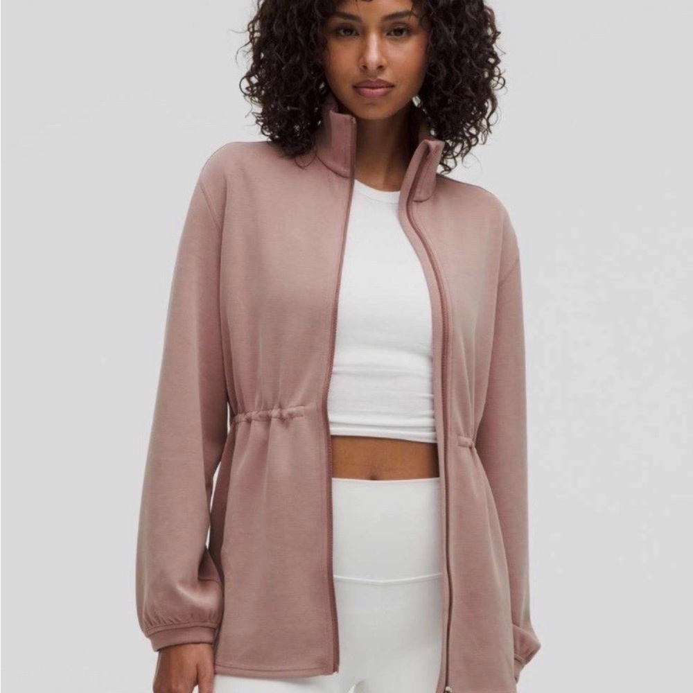 Lululemon Cinch Waist Zip-Up Jacket Rose